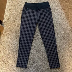 Stylish Black and White Cropped Pants